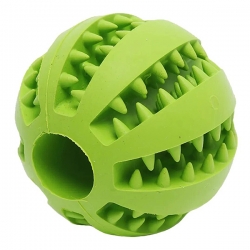 PerseiLine Игрушка Мяч-Зубочистка-Кормушка M 6,5см Rich Breed зеленый