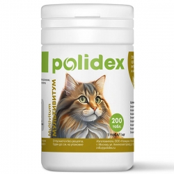 POLIDEX 200 Multivitum витамины д/кошек мультивитум