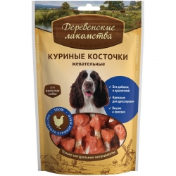 Деревенские лакомства д/соб. Куриные  косточки жев. 90г