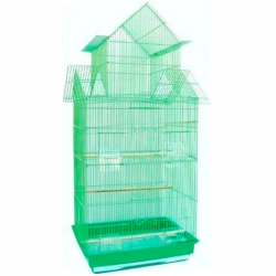 Клетка д/птиц 47*36*100см высокая ,3 домика укомплект.(N1)SALE