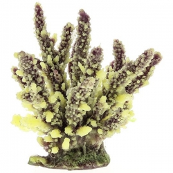 Коралл пластиковый (мягкий) желто-коричневый 12,6x10,7x11см (SH059PUY)