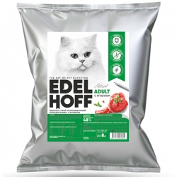 Edelhoff сухой д/кошек ЯГНЕНОК 8кг