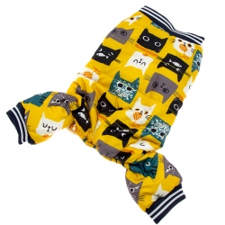 Комбинезон д/собак, S, 25х36см, желтый, Jack&King, JK23099W3-Sжелт