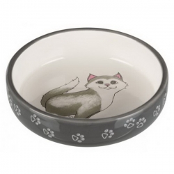 Миска керам 0,30л ф15см д/короткомордых TRIXIE