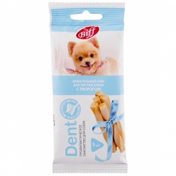 Титбит Снек жеват. DENT д/соб мини пород с творогом АКЦИЯ-20%