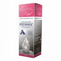 Росинка  лосьон для ушей д/кош,соб.30 мл CRYSTAL LINE