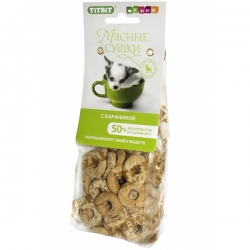 Титбит Мясные сушки с бараниной д/собак 100 гр СРОК РЕАЛ 09.03.26