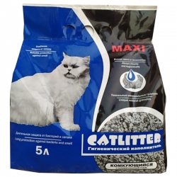 CATLITTER  Carbon MAXI наполн 5 л  комкующийся