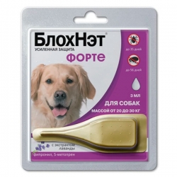 БлохНэт Форте капли п/блох и клещей д/соб 20-30кг срок реал.03.26 г