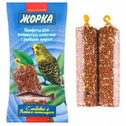 ЖОРКА конфеты д/попугаев Рыбий жир (2шт) 100г