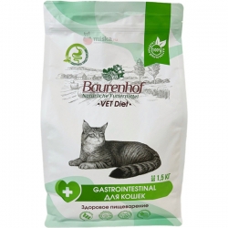 Baurenhof Vet Diet д/кошек сух. Gastrointestinal 1,5кг СРОК РЕАЛ 06.26