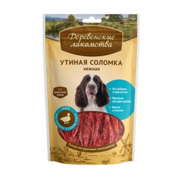 Деревенские лакомства д/соб. Утиная соломка нежная 90г