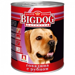 Зоогурман BIG DOG конс. д/соб 850гр Говядина с рубцом