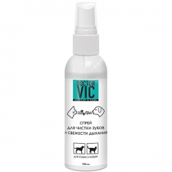 Doctor VIC Спрей для  чистки  зубов  и  свежести  дыхания  собак  и  кошек, фл. 100 мл