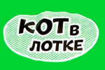 Кот в лотке