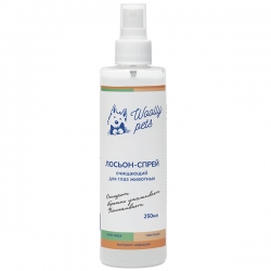 Woolly Pets Лосьон-спрей очищающий для глаз животных, 250мл
