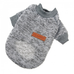 Свитер для собак S, 21-23х30-32х11см, серый, Jack&King, JK36951