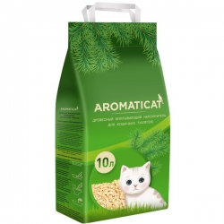 Aromaticat наполнитель для кош.туалета древесный впитывающий 10л