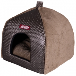 XODY Домик Виг-Вам (Пунто) №1 коричневый/кофемолоко, 35х35х36см SALE