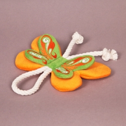 Игрушка д/соб Jack&king Бабочка 27x19,5x2,5см зелено-оранжевая арт. JK35367 SALE