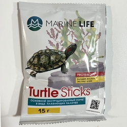 MARINE LIFE Корм для черепах Turtle Sticks 15г