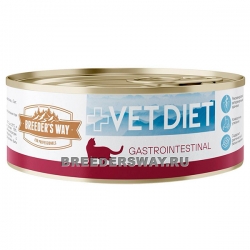 Зоогурман Breeder’s way Vet Diet конс. д/кошек 100г Gastrointestinal  ж/б