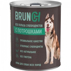 Brunch 850г конс. для собак с потрошками