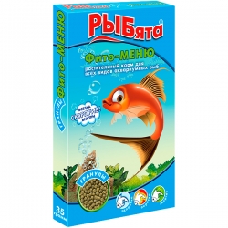 ЗООМИР РЫБята фито-меню гран(+сюрприз), шт