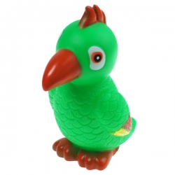 Игрушка д/соб Попугай с пищалкой, р-р 13*7,5см, винил, Jack&King