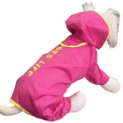 Дождевик-пыльник ^Dog life^ малин, р.10, 24х32см, Pet Fashion