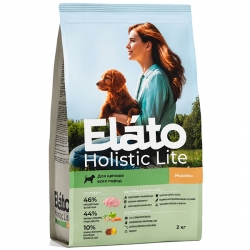 Elato Holistic Lite  д/щенков всех пород Индейка 2кг