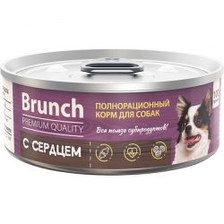 Brunch 100г конс. для собак с сердцем полнорац. НОВЫЙ