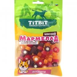 Титбит Мармелад мясной ассорти 120 г АКЦИЯ -20%