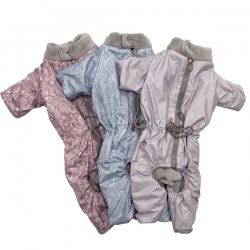 Комбинезон демисезонный на меху, девочка, (25см),серый, OSSO
