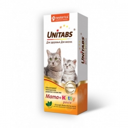 Unitabs паста Mama+Kitty с В9 д/кошек и котят 120мл