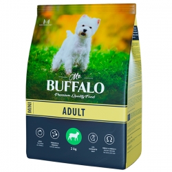 Mr.Buffalo ADULT MINI сухой корм д/собак мелких пород 2 кг ягненок