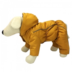 Комбинезон на синтепоне, девочка, (28см), горчичный, OSSO SALE