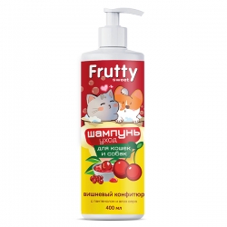 Шампунь Frutty д/соб и кош Вишневый конфитюр 400 мл