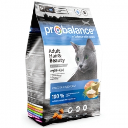 ProBalance корм сух.д/кошек 1,8 кг Hair&Beauty АКЦИЯ -15%