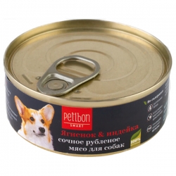 Petibon Smart для собак 100 г Рубленое мясо с ягненком и индейкой