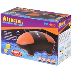 Компрессор Atman PP-400 супертихий д/аквариумов до 400л,2*180/ч нерегулируемый
