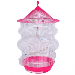 Клетка д/птиц Jack&King 34*69 см круглая фигурная укомплект.