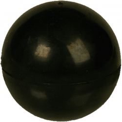 Игрушка  мяч ц/р черный 8 см.