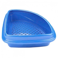 Туалет ^Триплекс^ угловой с бортом 40*40*15см DOGMAN