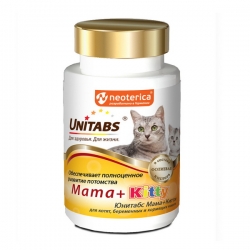 Unitabs Mama+Kitty с В9 д/беременных и кормящих кошек и котят