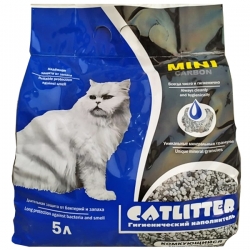 CATLITTER  Carbon MINI наполн 5 л  комкующийся