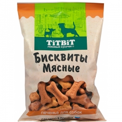 Титбит Бисквиты мясные печенье для собак 500 г АКЦИЯ -20%