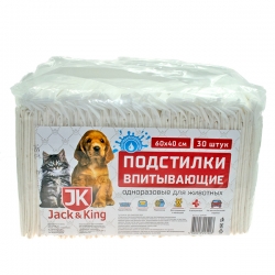 Пеленки JACK&KING 40*60см (30шт) с суперабсорбентом