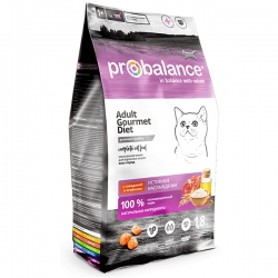 ProBalance корм сух.д/кошек 1,8 кг Gourmet Diet говядина/ягненок АКЦИЯ -15%