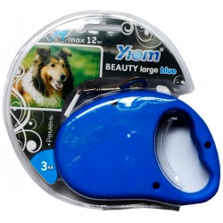 Рулетка 3м 12кг трос, голубая ^Beauty^ S .УЮТ